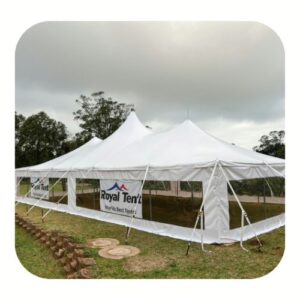 9m x 18m 3 Tier Pole Tent