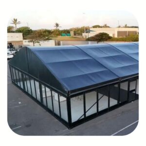 Custom Black Frame Tent