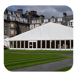 5m x 10m White Frame Tent